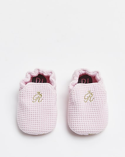 Baby girls pink RI Slippers