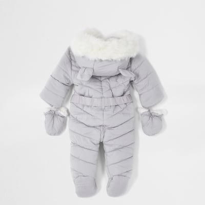 baby girl snowsuit river island