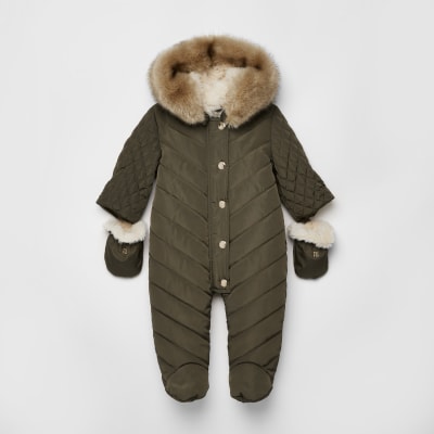 river island baby boy snowsuit