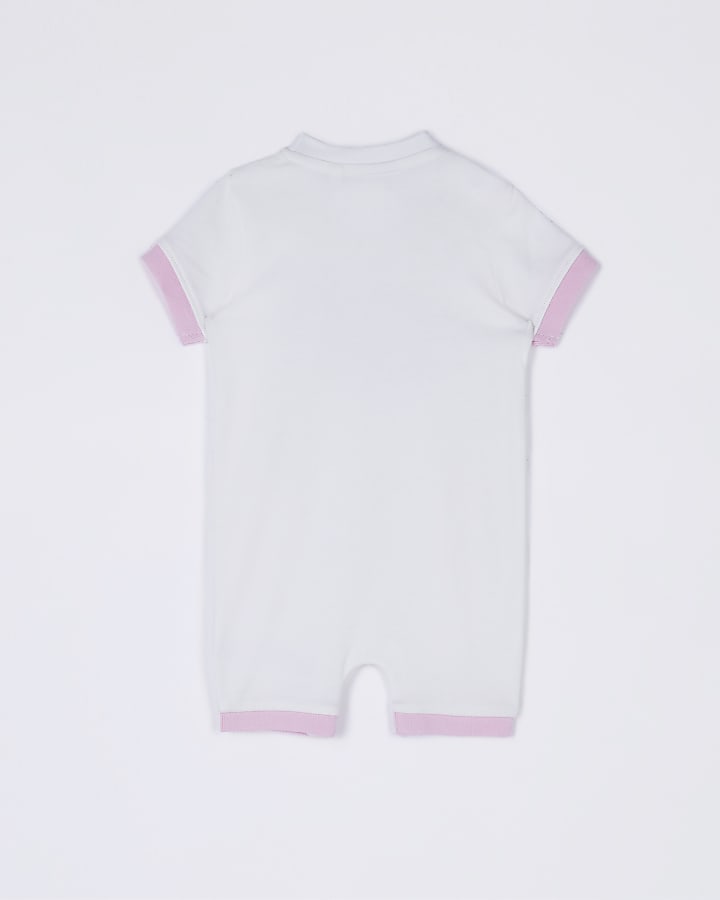 Baby pink 'Fathers Day' romper
