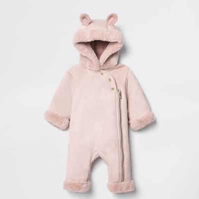 river island baby snowsuit