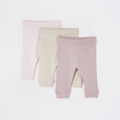 pink baby leggings
