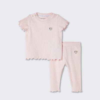 baby girl ribbed leggings
