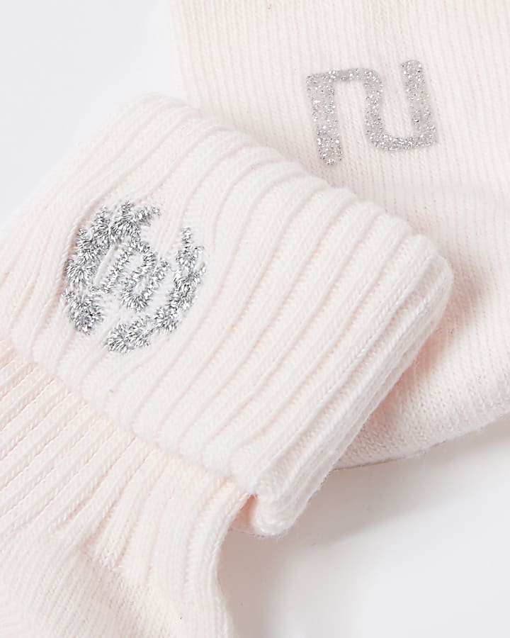 Baby pink socks 2 pack