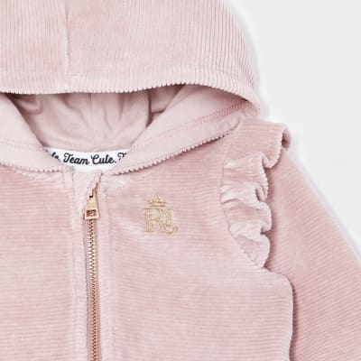 baby pink jean jacket