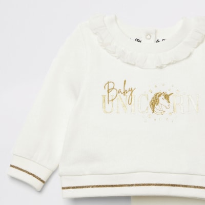 baby white sweatshirt