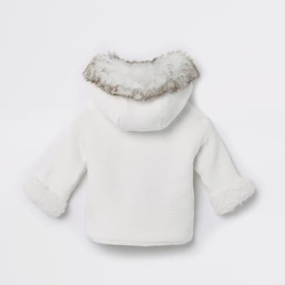 newborn hooded cardigan