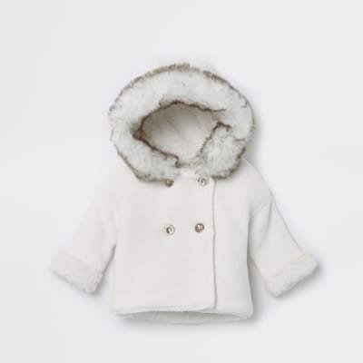 baby white coat