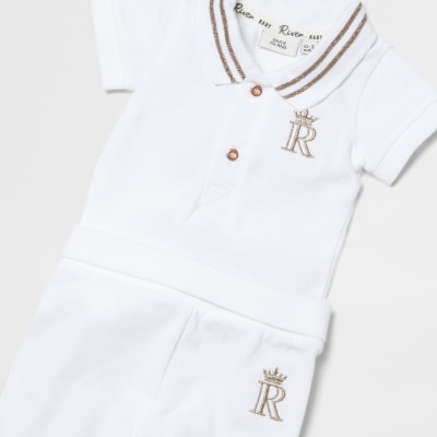 baby white polo