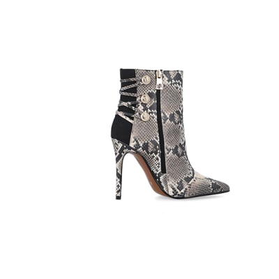 River island snake deals print boots