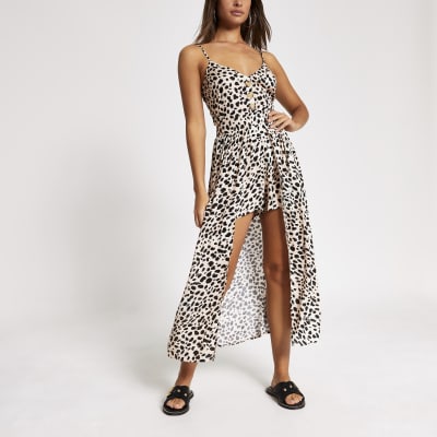river island leopard print jumpsuit