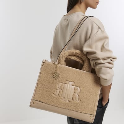 Shopper hot sale bag beige