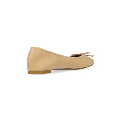 Beige discount ballet pumps