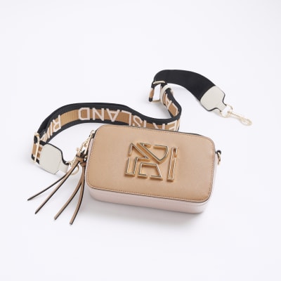 Beige Camera Cross Body Bag River Island