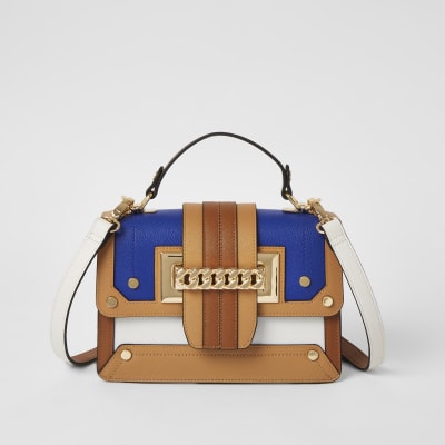 river island tan bag