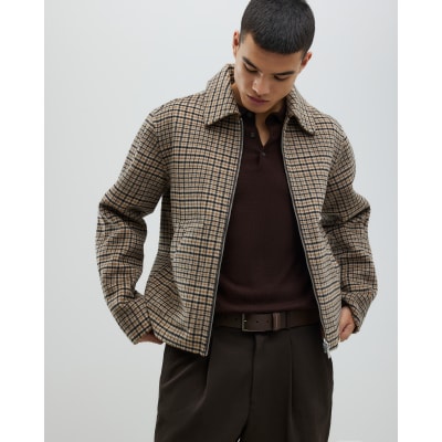 ジャケット・アウター MINEDENIM Wool.Ry Check Harrington JKT MINEDENIM Wool.Ry Check Harrington JKT ジャケット・アウター
