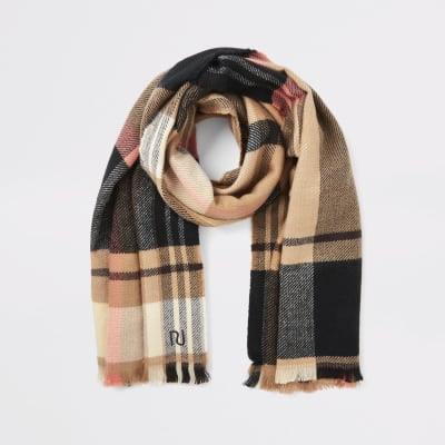 check scarf womens