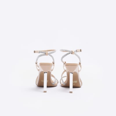 River island diamante sandals sale