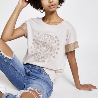 river island embellished jeans