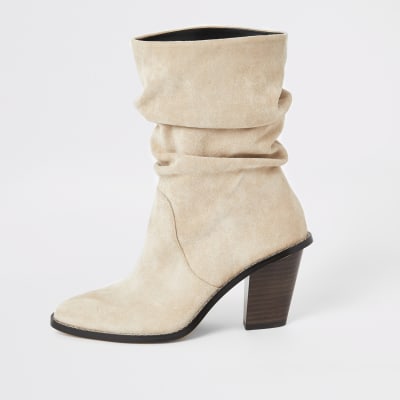 beige ankle boots river island
