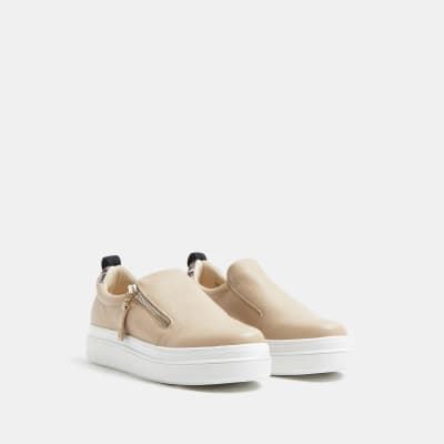 river island flatform trainers