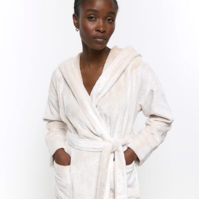 Hooded dressing gown discount womens