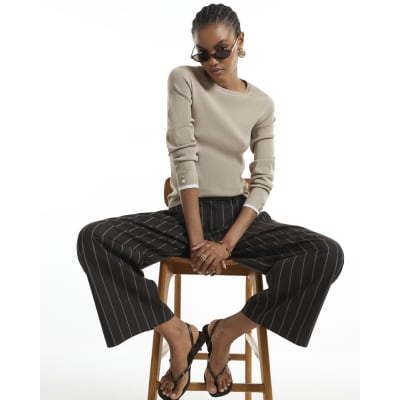 Knit Layered Trim Top