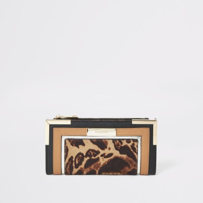 leopard print river island bag