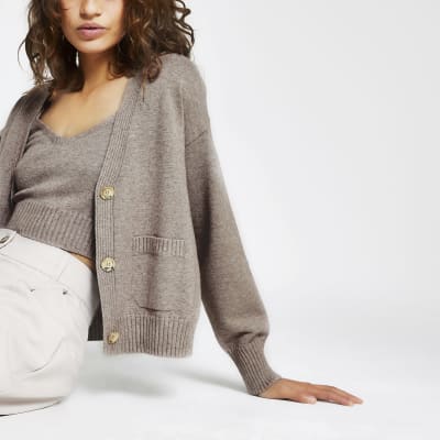 long button cardigan