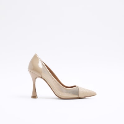 River island store white court shoes