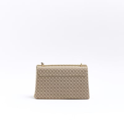 Monogram Chain Shoulder Bag