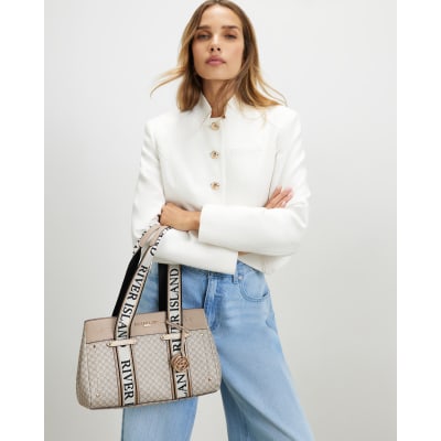 Monogram Webbing Tote Bag
