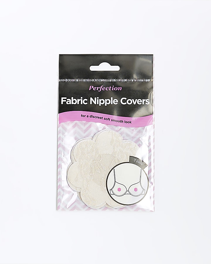 Beige nipple covers