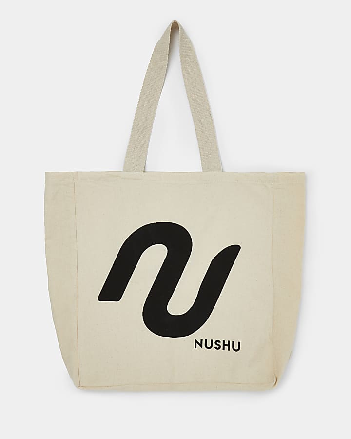 Beige NUSHU bag for life