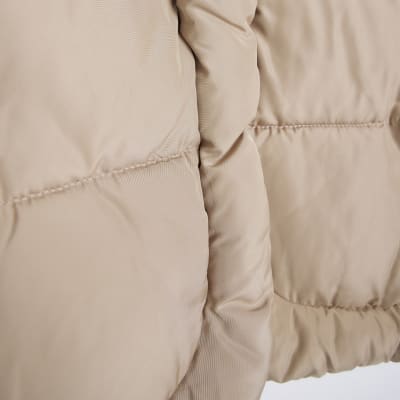 Beige puffer jacket