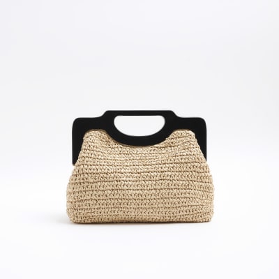 River island woven bag hotsell