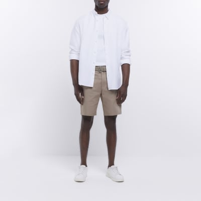Men's Chino Shorts | Smart & Skinny Fit Chino Shorts | River Island