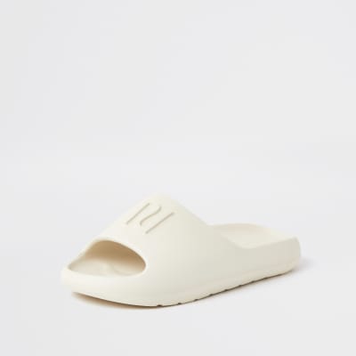 Beige RI branded sliders