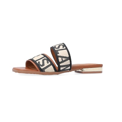 River island sliders online womens