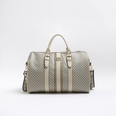 River Island Weekend bag - beige 