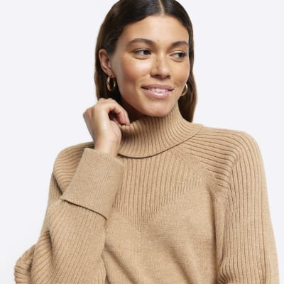 Roll neck outlet jumper river island