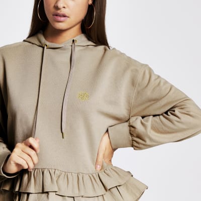 beige hoodie women