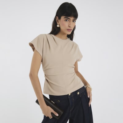 トップス STONE  ジェイダ GYDA Square gyda STONE テレコ トップス （オフ
