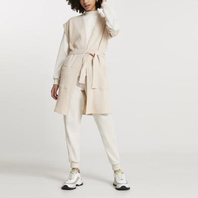 cardigan tie waist