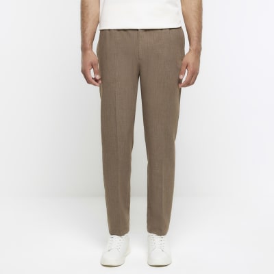 Beige 2024 skinny joggers