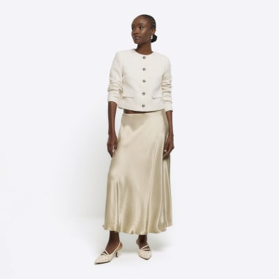 Beige discount skirt slip