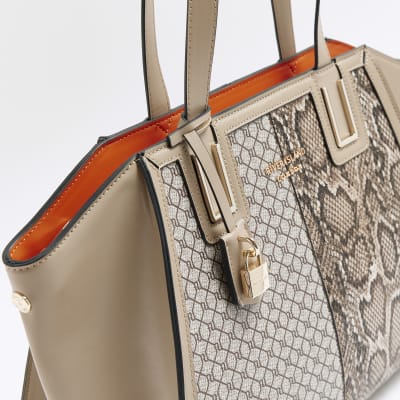 River island hot sale snakeskin bag