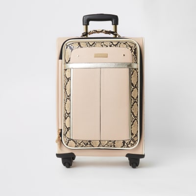 suitcase with matching handbag