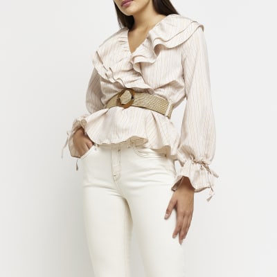 peplum tops river island