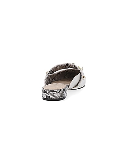360 degree animation of product Beige studded mules frame-10